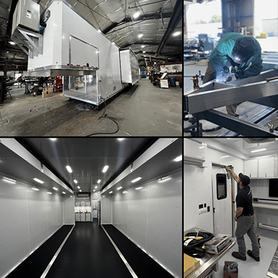Manufacturer of custom enclosed trailers